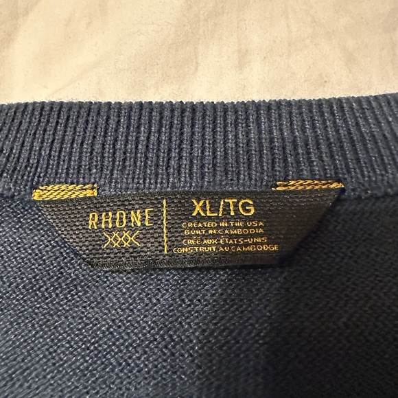 RHONE Blue Compass Knit Tee - NWT - Size XL Performance Apparel - Picture 8 of 10